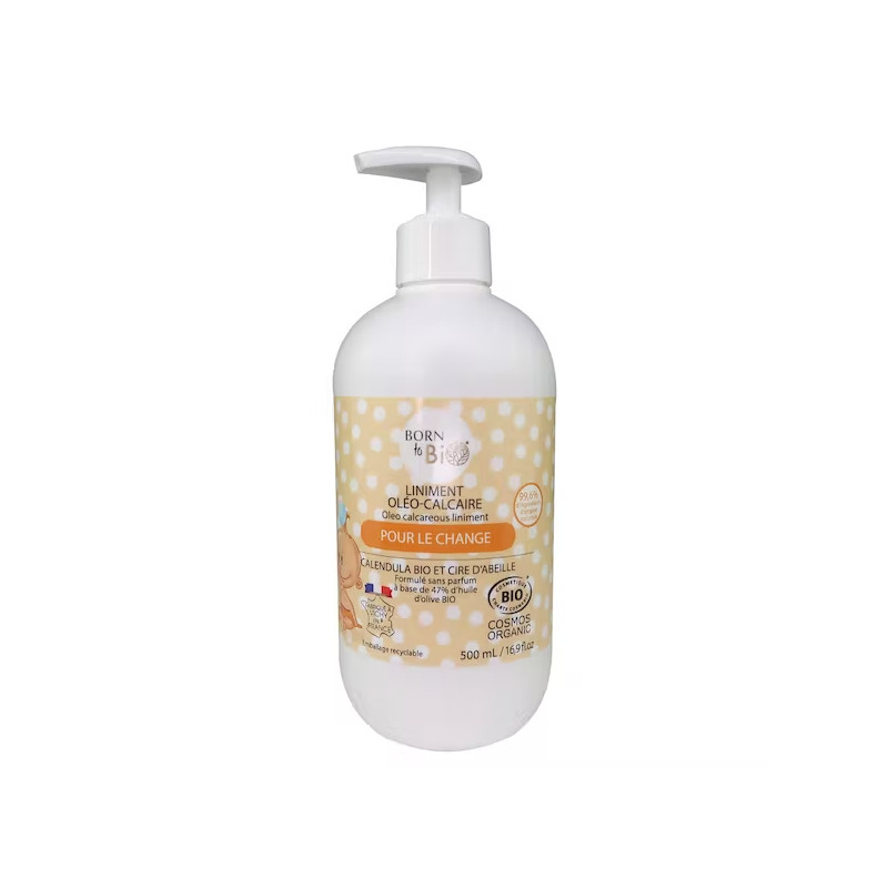 Liniment Oléo-calcaire pour Bébé 500mL - Certifié bio - Born to bio