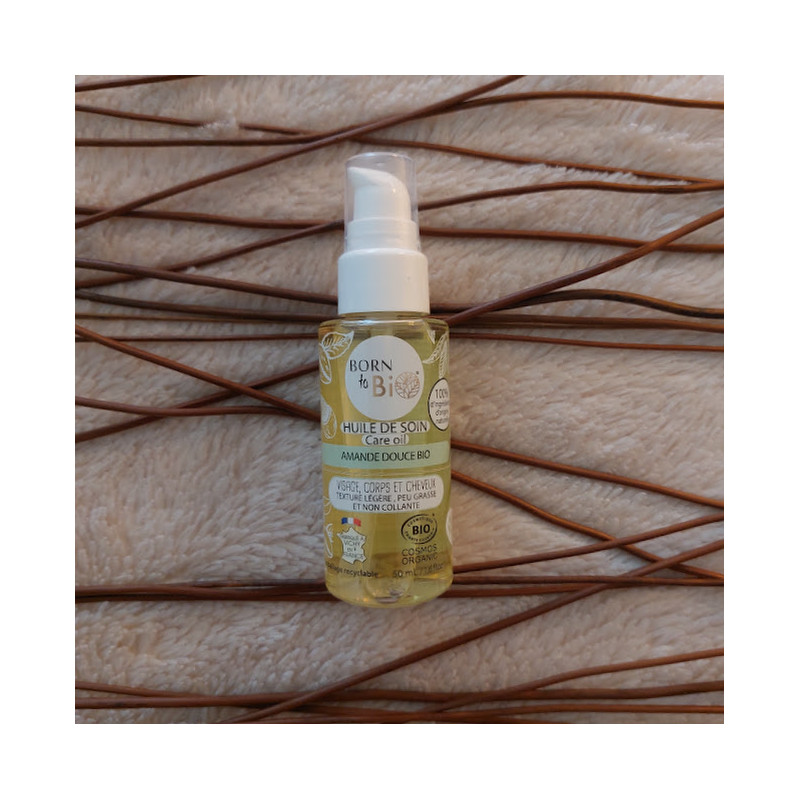 Huile de soin Amande douce - Certifiée Bio - Born to Bio