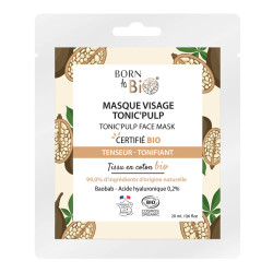 Masque visage Tonic'Pulp en coton - Certifié Bio